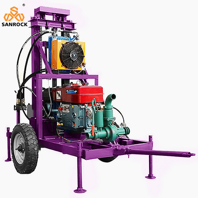 High Drilling Efficiency Portable Water Well Drill Machine for Rotary Drilling Operation