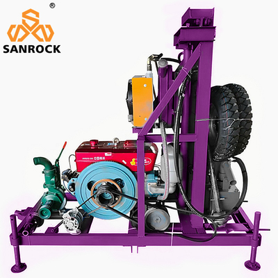 High Drilling Efficiency Portable Water Well Drill Machine for Rotary Drilling Operation