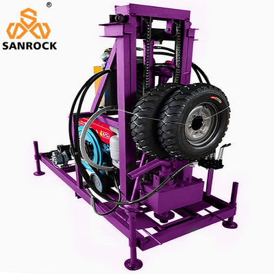 High Drilling Efficiency Portable Water Well Drill Machine for Rotary Drilling Operation