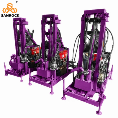 High Drilling Efficiency Portable Water Well Drill Machine for Rotary Drilling Operation