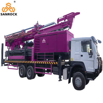 Truck Mounted Reverse Circulation Drilling Machine High Drilling Efficiency Exploration RC Drilling Rig