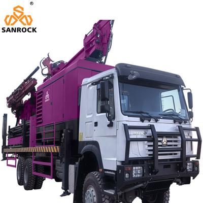 Truck Mounted Water Well Drilling Rig 132KW Diesel Reverse Circulation Borehole Drilling Rig Machine