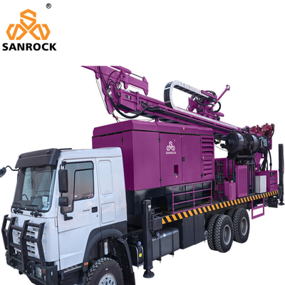 Truck Mounted Drilling Rig With Mud Pump Water Well Drill Machine Reverse Circulation Drilling Rig