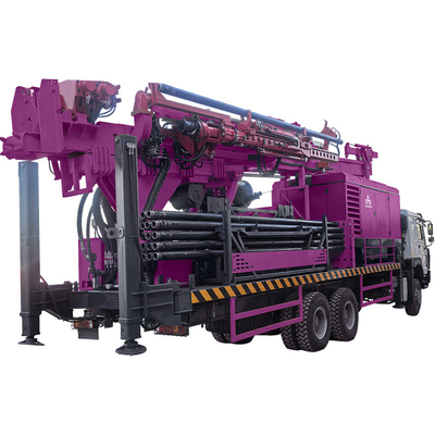 Truck Mounted Reverse Circulation Drilling Machine High Drilling Efficiency Exploration RC Drilling Rig