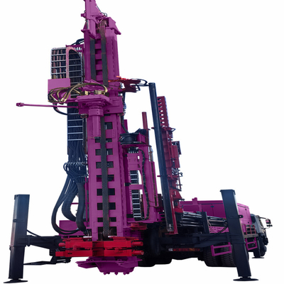 Water Well Drill Rig With Centrifugal Pump Portable Reverse Circulation Truck Mounted Drill Rig