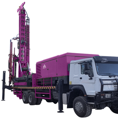 Truck Mounted Water Well Drilling Rig 132KW Diesel Reverse Circulation Borehole Drilling Rig Machine