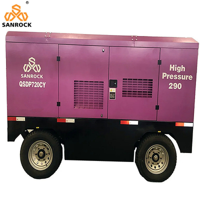 Screw Air Compressor Working Pressure 20bar Diesel Air Compressor Screw Type Portable Air Compressor Machine