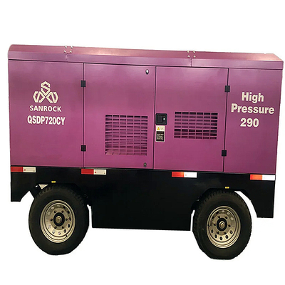 Portable Screw Air Compressor Machine Power 194kw Mining Screw Air Compressor Diesel Air Compressor