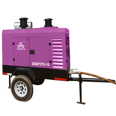 Rotary Screw Air Compressor 93KW Diesel Small Air Compressor Machine Industrial Screw Air Compressor