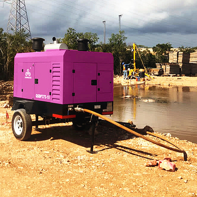 Rotary Screw Air Compressor 93KW Diesel Small Air Compressor Machine Industrial Screw Air Compressor