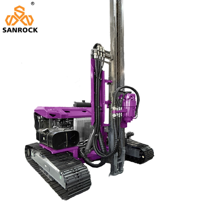 Solar Pile Driver Machine Photovoltaic Hydraulic Pile Drilling Rig Ground Screw Pile Driver