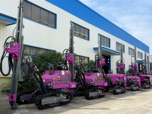 Mining DTH Drilling Rig 30m Borehole Crawler Drilling Machine Hydraulic Down The Hole Drill Rig