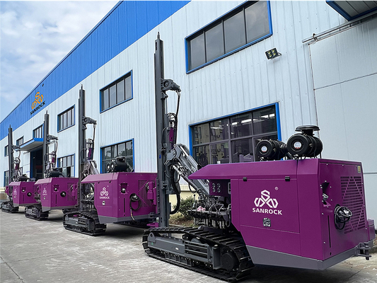 Mining DTH Drilling Rig 30m Borehole Crawler Drilling Machine Hydraulic Down The Hole Drill Rig