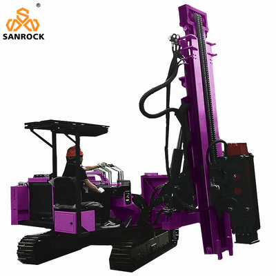Solar Pile Driver Machine Guardrail Pile Drilling Rig Construction Machinery Photovoltaic Hydraulic Pile Driver