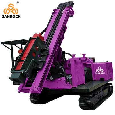 Hydraulic Pile Driver Rotation Angle 360 Degree Screw Pile Drilling Machinery Solar Photovoltaic Pile Driver Machine