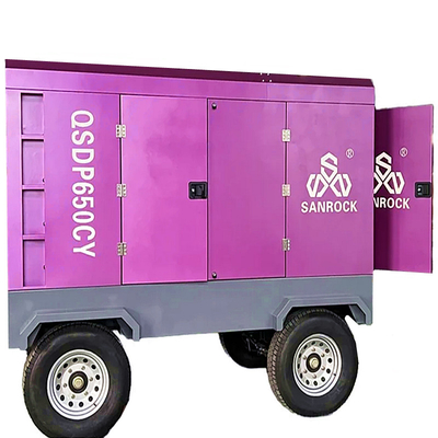 Portable Rotary Screw Type Air Compressor High Efficiency Screw Air Compressor Small  Air Compressor Machine