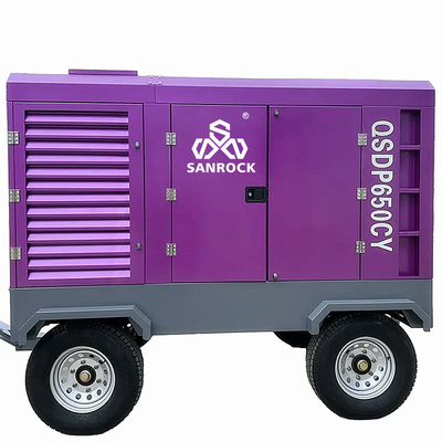 Screw Air Compressor Machine High Pressure Air Screw Compressor Water Well Portable Diesel Air Compressor