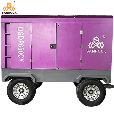 Rotary Screw Type Air Compressor Speed 2200rpm Portable Screw Air Compressor Mining Air Compressor Machine