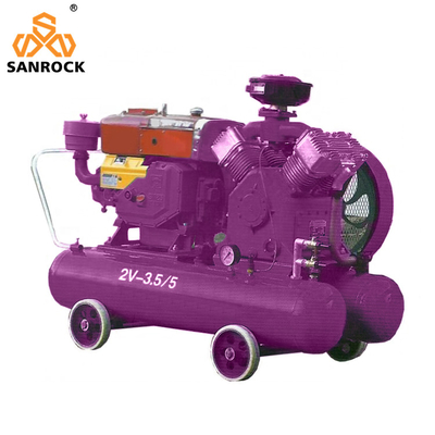 Belt-Driven Air Compressor Low Noise Industrial Air Compressor Reciprocating Air Compressor Machine