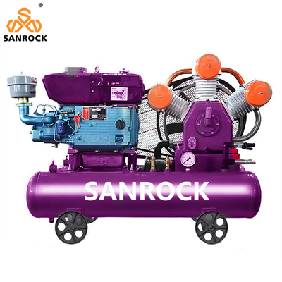 Piston Type Air Compressor Small Diesel Air Compressor Machine Portable Industrial Air Compressor