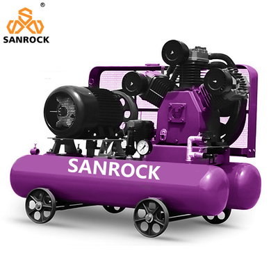 Belt-Driven Air Compressor Low Noise Industrial Air Compressor Reciprocating Air Compressor Machine