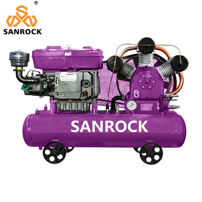 Belt-Driven Air Compressor Low Noise Industrial Air Compressor Reciprocating Air Compressor Machine