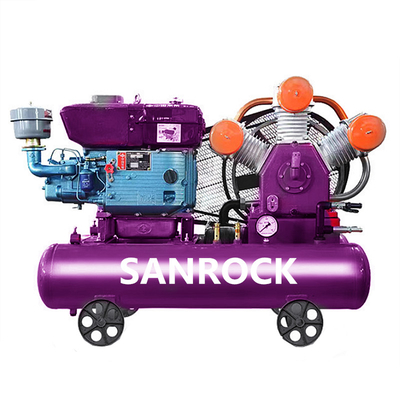 Belt-Driven Air Compressor Low Noise Industrial Air Compressor Reciprocating Air Compressor Machine