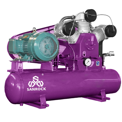 Piston Air Compressors Machine Belt Driven Air Compressor With Tank Industrial Commercial Air Compressors
