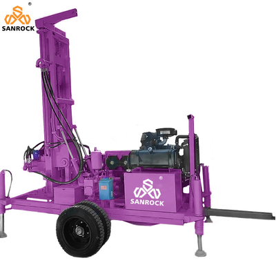 Small Well Water Drilling Equipment High Drilling Efficiency Water Borehole Drilling Machine