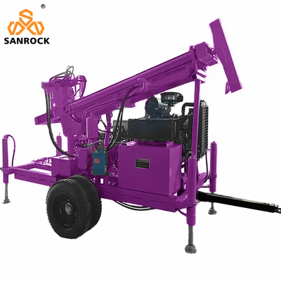 Small Well Water Drilling Equipment High Drilling Efficiency Water Borehole Drilling Machine