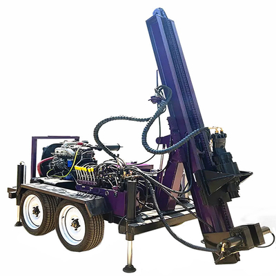 Water Well Drilling Rig Machine Power 78KW Water Borehole Drilling Equipment Portable Well Drilling Rig