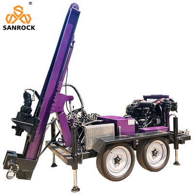 Water Well Drilling Rig Machine Power 78KW Water Borehole Drilling Equipment Portable Well Drilling Rig