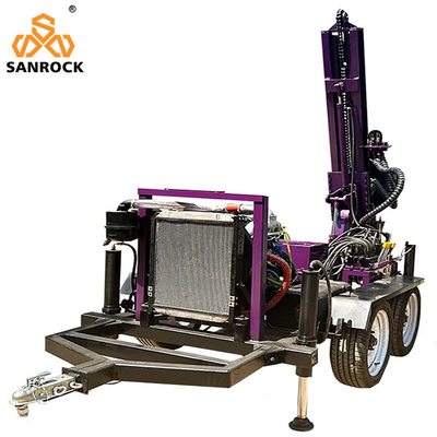 Small Well Water Drilling Equipment High Drilling Efficiency Water Borehole Drilling Machine