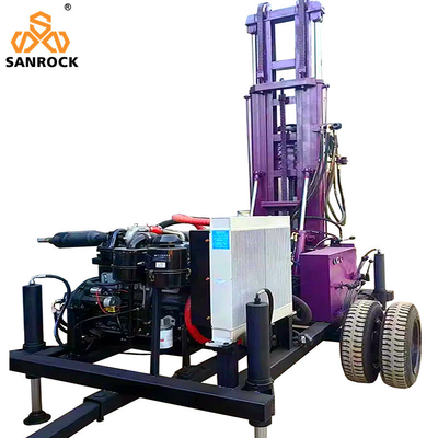 Mobile Water Drilling Equipment Full Hydraulic Well Drilling Rig Water Well Drilling Rig Machine