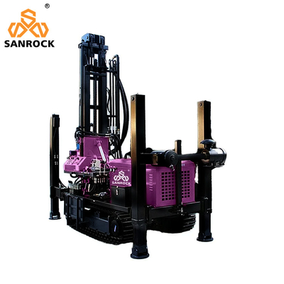 Water Borehole Drilling Machine High Productivity Crawler Drilling Rig Deep Water Well Drilling Rigs