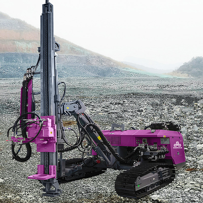 Surface Drilling Machine Mining DTH Drilling Rig Rotate Speed 180r/min Crawler Drilling Rig