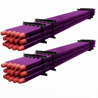 Water Hard Drill Rod 76mm 4m High Strength Threaded Drill Pipe Mining Drill Rods