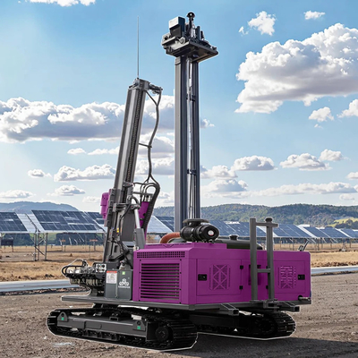 Pile Driving Equipment Groundwork Solar Pile Drilling Rig Hydraulic Screw Pile Driver