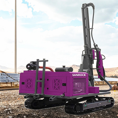Pile Driving Equipment Groundwork Solar Pile Drilling Rig Hydraulic Screw Pile Driver