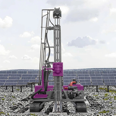 Pile Driving Equipment Groundwork Solar Pile Drilling Rig Hydraulic Screw Pile Driver