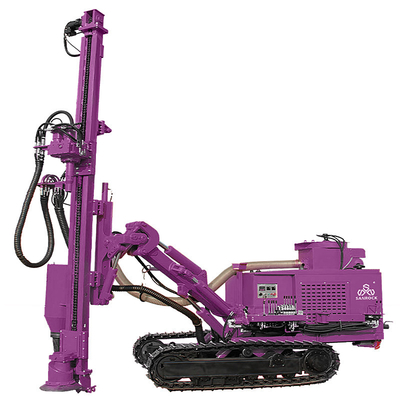 Hard Rock Borehole Drilling Machine Power 93kw Surface Drill Rigs Mining Crawler Drilling Rig