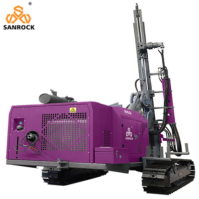 Surface Drilling Rig Crawler Borehole Drilling Rig Lifting Force 27KN Anchor Drilling Machine