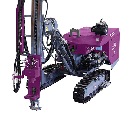 Crawler Drilling Rig Mining Equipment 92KW Diesel Separated Blast Hole Drilling Machine