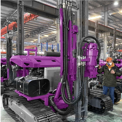 DTH Hammer Drilling Equipment Portable DTH Drill Rig Hydraulic Rotary Drilling Rig