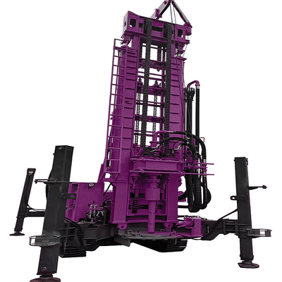 Water Well Drill Rig Lifting Force 60T Well Drilling Rig Crawler Water Well Drilling Equipment