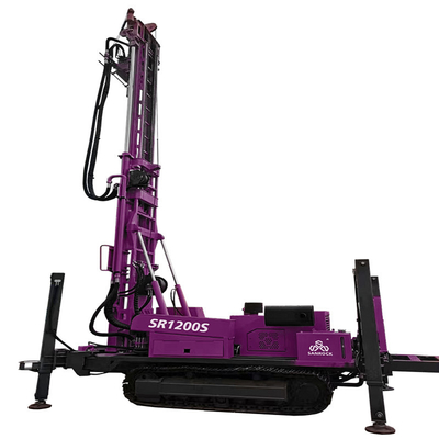 Water Well Drilling Rig With Mud Pump Rotary Borehole Drilling Equipment Deep Water Well Drilling Machine