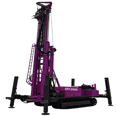 Water Well Drilling Rig With Foam Pump 1200m Water Drilling Rig Hydraulic Water Drilling Machine