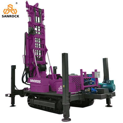 Portable Water Well Drilling Rigs Deep Well Drilling Machine Lifting Force 52T Water Well Drill Rig
