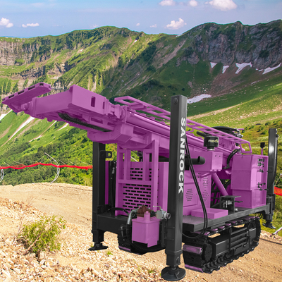 Water Well Drill Rig Lifting Force 60T Well Drilling Rig Crawler Water Well Drilling Equipment