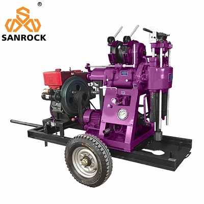 Core Sample Drilling Rig Borehole 180meters Deep Exploration Geotechnical Drill Rigs for Sale